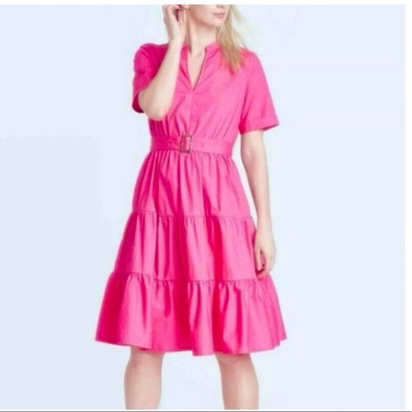 Who What Wear Pink Cotton Dress Size Small - Picture 1 of 2